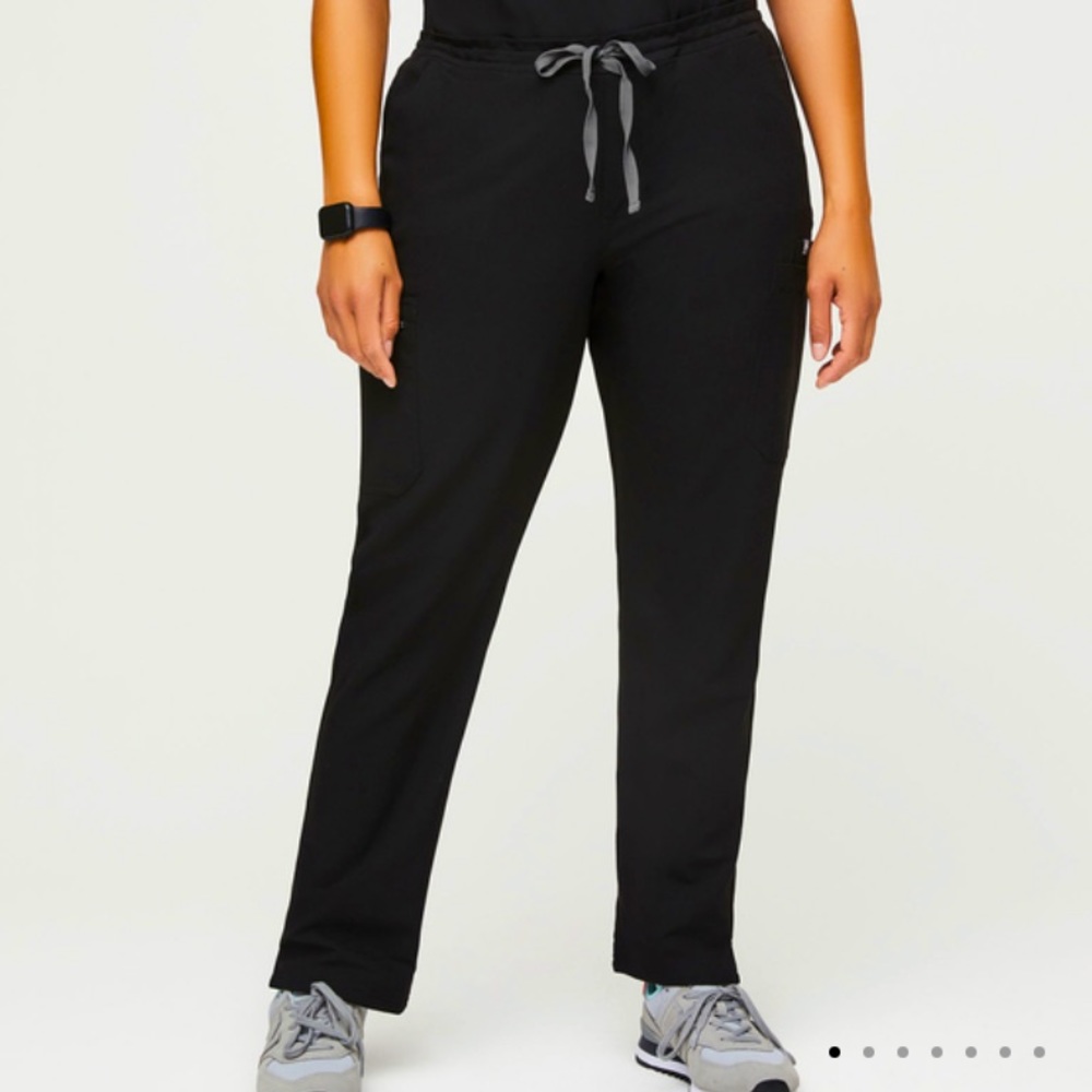 Figs Yola Skinny Scrub Pant - Black XSP